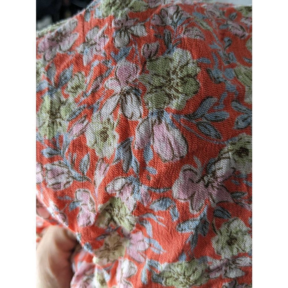 NWT Allie Rose Boutique Rayon Romper Floral Mini Tie Back M Medium - Picture 8 of 8